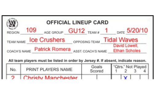 Lineup Cards: How To Use Them
