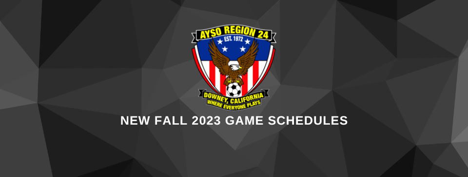 Fall 2023 Game Schedule 