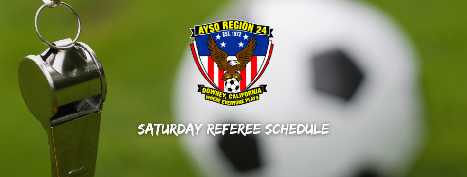 Fall 2023 Referee Schedule