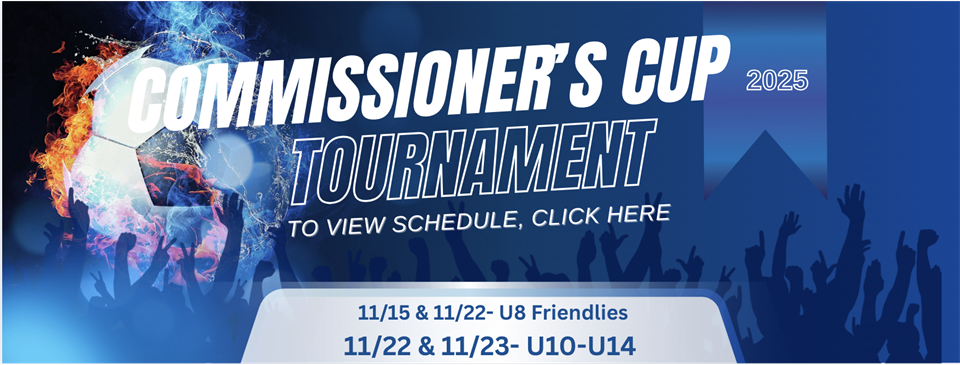 Downey AYSO Region 24- 2025 Commissioner's Cup Tournament Schedule and U8 Friendlies